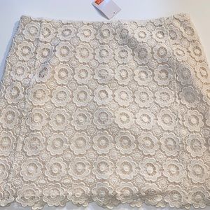 Joe Fresh off white lace skirt brand new tags attached size 12